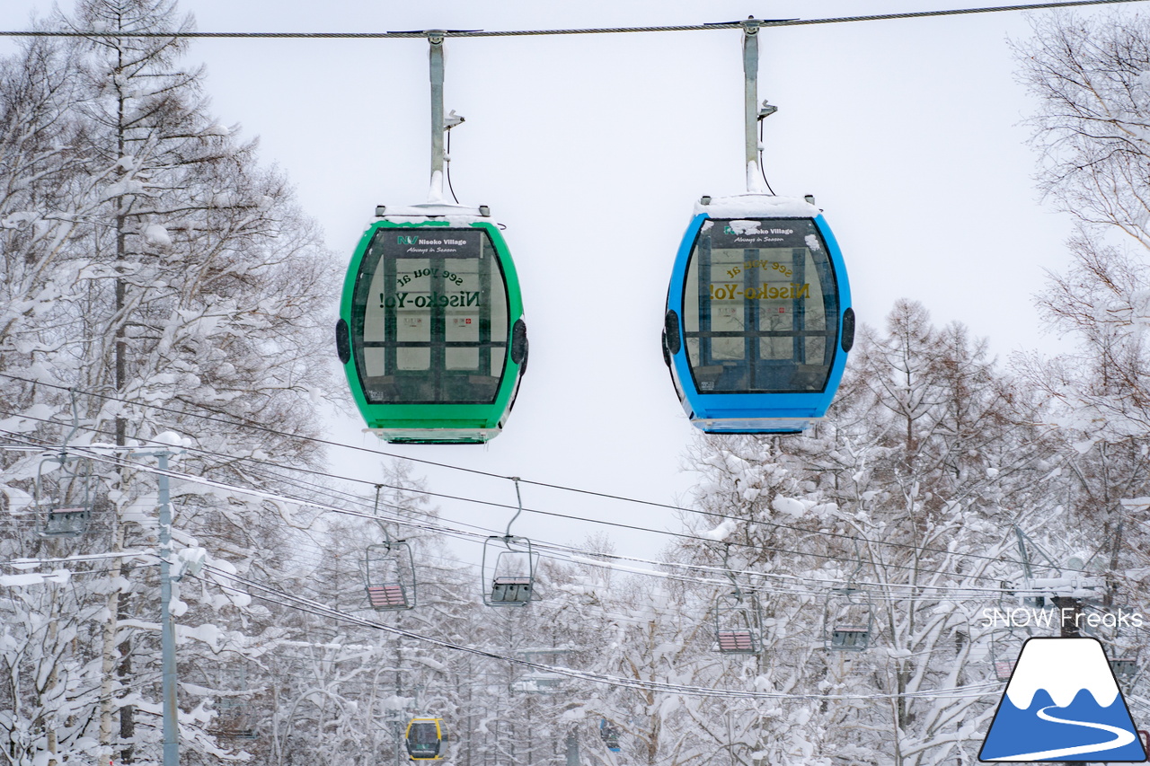 ニセコビレッジ｜Xmasと年末年始に間に合った！山頂気温「-18℃」。待望の寒波でパウダーシーズン到来(^^)/